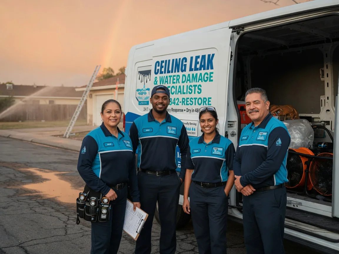 Ceiling Leak Cleanup company in Woodworth, ND