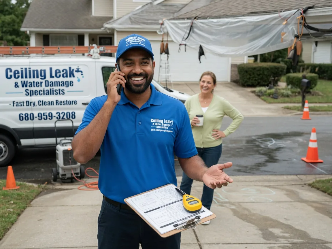 Ceiling Leak Cleanup Woodworth, ND FAQs